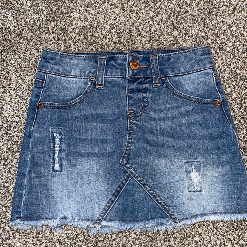 Justice size 7 jean skirt